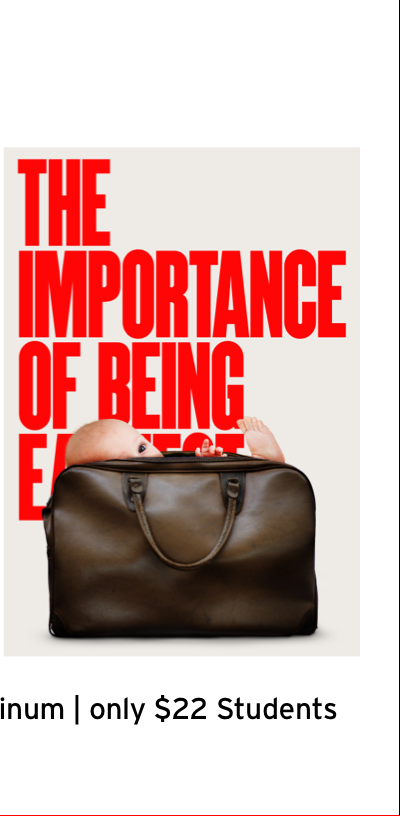 The Importance of being Earnest.