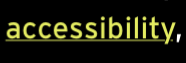 accessibility